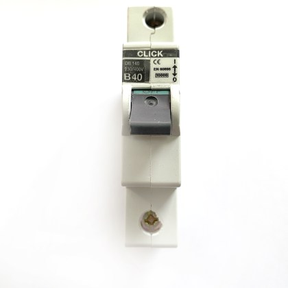 Click DB140 B40 40A 40 Amp MCB Circuit Breaker Type B